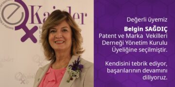 BELGİN SAĞDIÇ’I TEBRİK EDERİZ